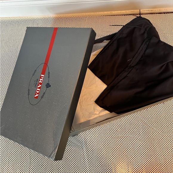 Almost New Prada Knee High Leather Boots Black Sz 7 - Picture 7 of 8